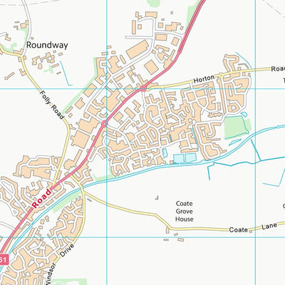 UK Topographic Maps Wiltshire (SU06) digital map