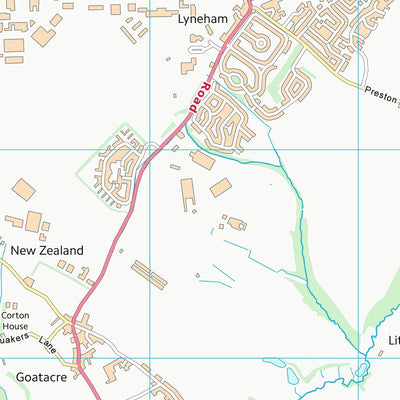 UK Topographic Maps Wiltshire (SU07) digital map