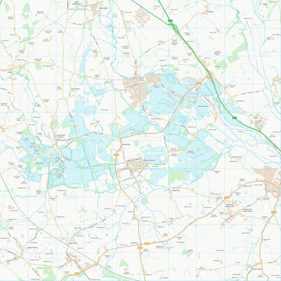 UK Topographic Maps Wiltshire (SU09) digital map