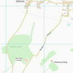 UK Topographic Maps Wiltshire (SU12) digital map