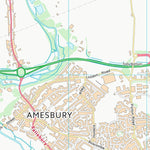 UK Topographic Maps Wiltshire (SU14) digital map