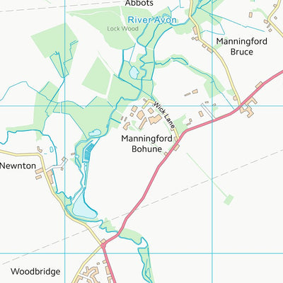 UK Topographic Maps Wiltshire (SU15) digital map