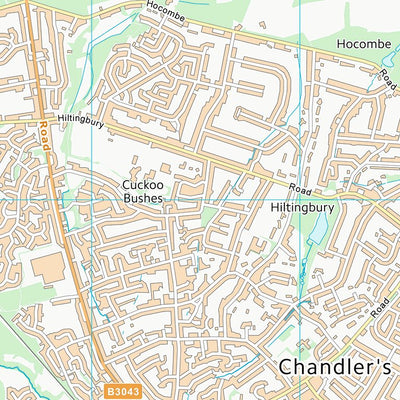 UK Topographic Maps Winchester District (B) (SU42) digital map