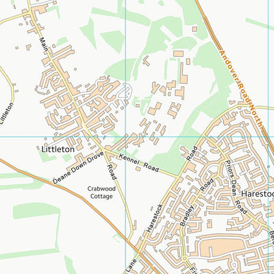 UK Topographic Maps Winchester District (B) (SU43) digital map