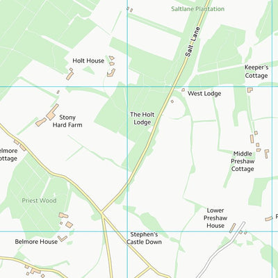 UK Topographic Maps Winchester District (B) (SU52) digital map