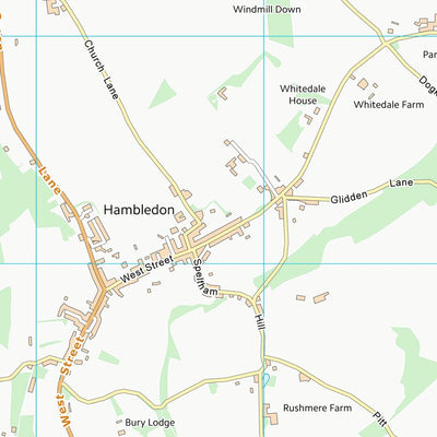 UK Topographic Maps Winchester District (B) (SU61) digital map