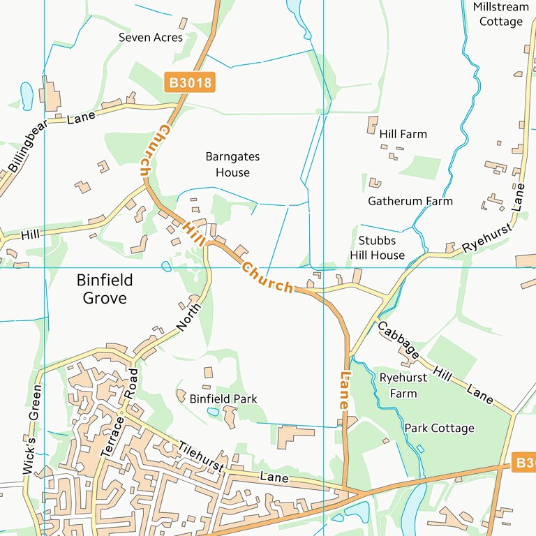 Windsor and Maidenhead (B) (SU87) Map by UK Topographic Maps | Avenza Maps