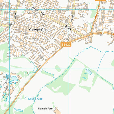 UK Topographic Maps Windsor and Maidenhead (B) (SU97) digital map