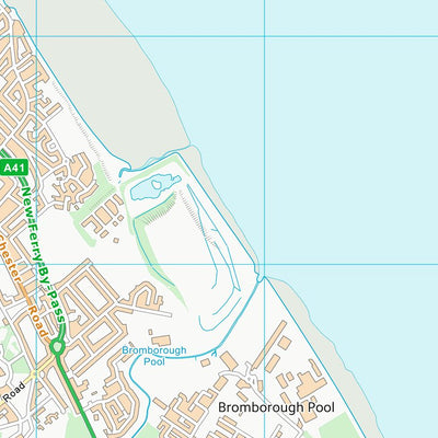 UK Topographic Maps Wirral District (B) (SJ38) digital map