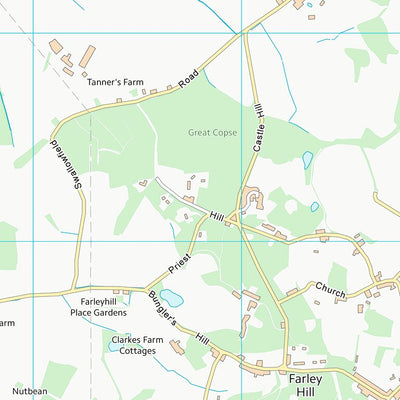 UK Topographic Maps Wokingham (B) (SU76) digital map