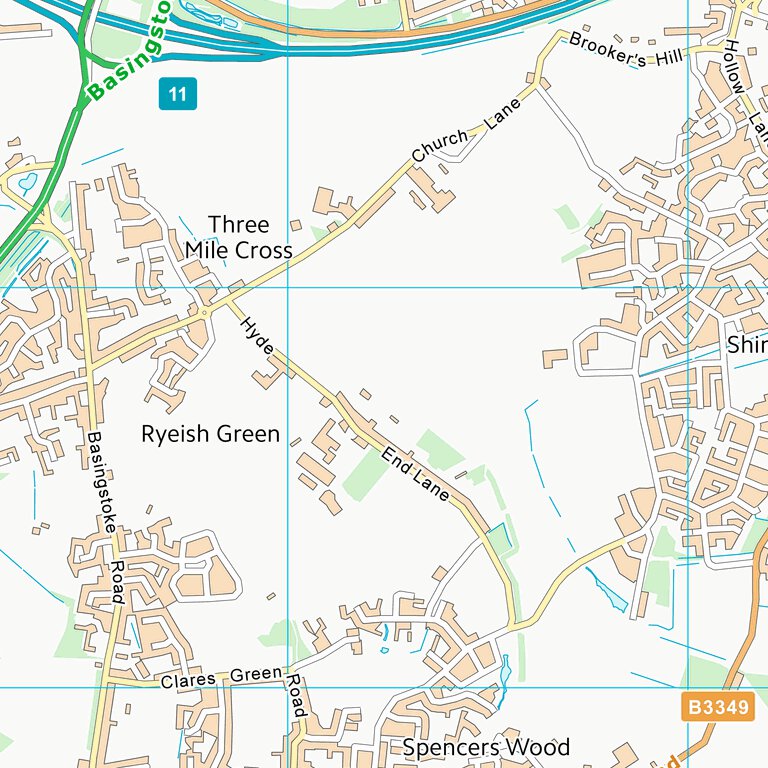 Wokingham (B) (SU76) Map by UK Topographic Maps | Avenza Maps