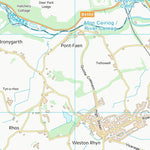 UK Topographic Maps Wrecsam - Wrexham (SJ23) digital map