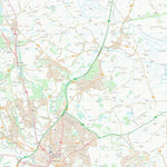 UK Topographic Maps Wrecsam - Wrexham (SJ35) digital map