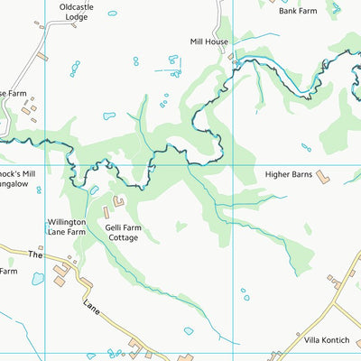 UK Topographic Maps Wrecsam - Wrexham (SJ44) digital map