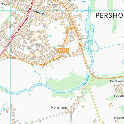 UK Topographic Maps Wychavon District (SO94) digital map