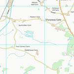 UK Topographic Maps Wychavon District (SO96) digital map