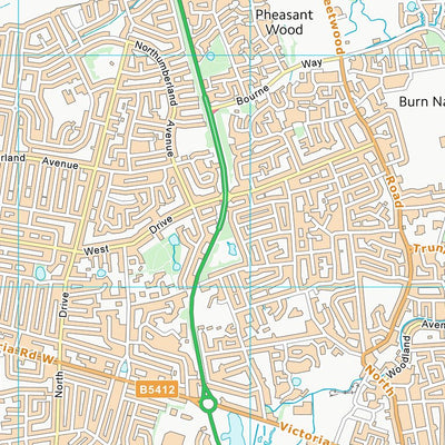 UK Topographic Maps Wyre District (B) (SD34) digital map