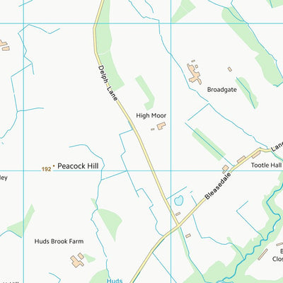 UK Topographic Maps Wyre District (B) (SD54) digital map