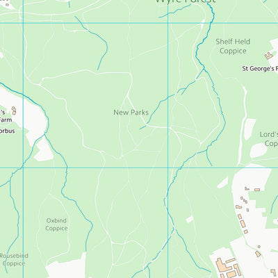 UK Topographic Maps Wyre Forest District (SO77) digital map