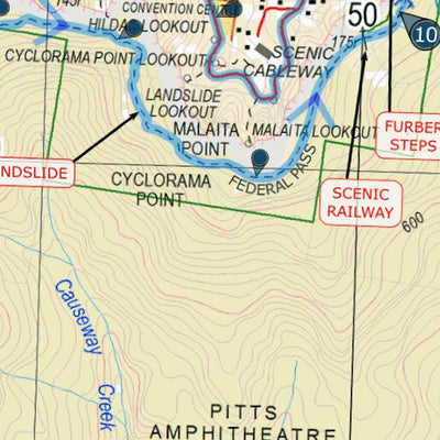 Ultra-Trail Australia UTA11 - Overall Course Map 2021 digital map