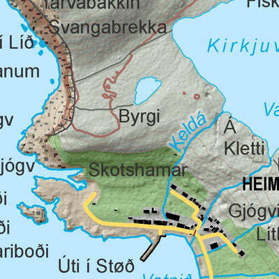 Umhvørvisstovan Fámjin, Suðuroyar digital map