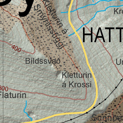 Umhvørvisstovan Fugloy, Norderøerne digital map
