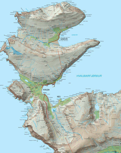 Umhvørvisstovan Hvalba, Suðuroyar digital map