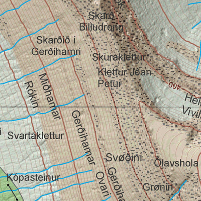 Umhvørvisstovan Hvannasund, Norderøerne digital map