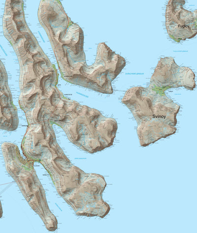 Umhvørvisstovan Klaksvík, Norderøerne digital map