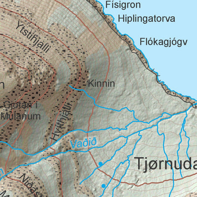 Umhvørvisstovan Klaksvík, Norderøerne digital map