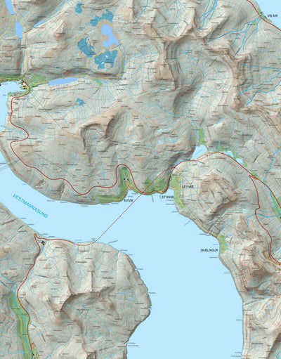 Umhvørvisstovan Kvívík, Streymoyar digital map