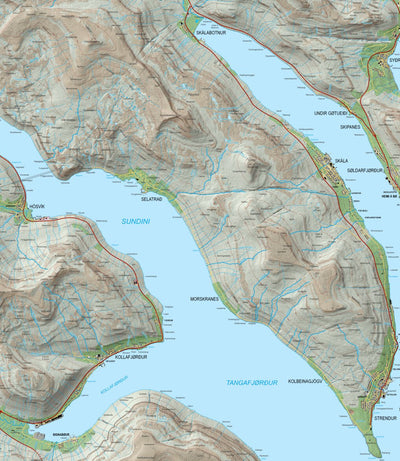 Umhvørvisstovan Sjógv, Eysturoyar digital map