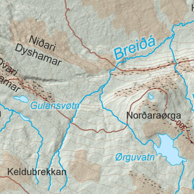 Umhvørvisstovan Skálavík, Sandoyar digital map