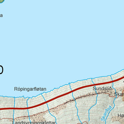 Umhvørvisstovan Tórshavn, Streymoyar digital map