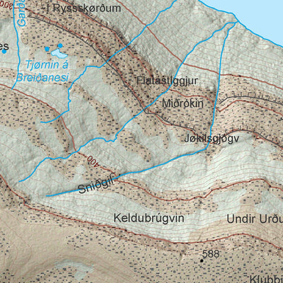 Umhvørvisstovan Tórshavn, Streymoyar digital map