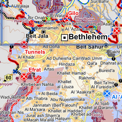 UN OCHA oPt West Bank Access Restrictions | December 2012 digital map