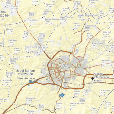 UN OCHA Regional office for the Syria Crisis Aleppo governorate reference map digital map