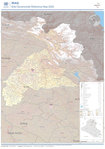 UN OCHA Regional office for the Syria Crisis Erbil digital map