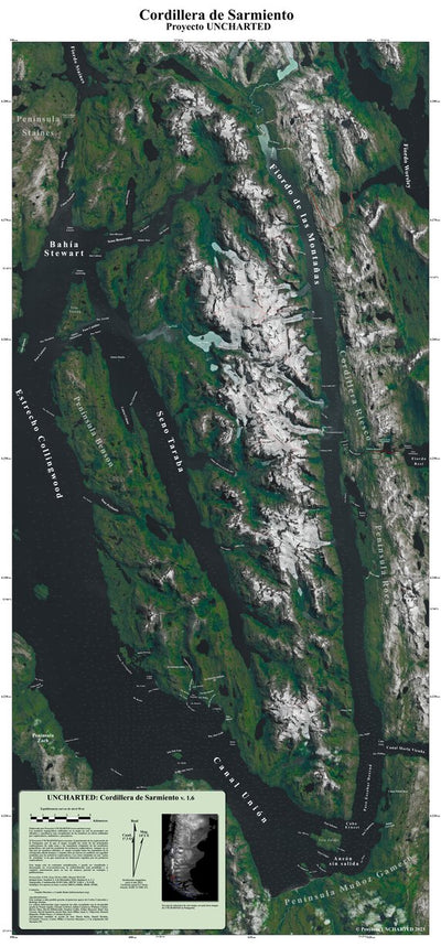 UNCHARTED UNCHARTED: Cordillera de Sarmiento digital map