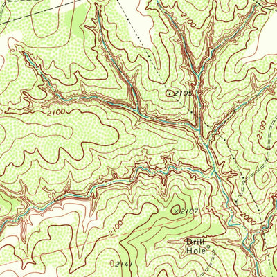 United States Geological Survey A B C Creek, TX (1969, 24000-Scale) digital map
