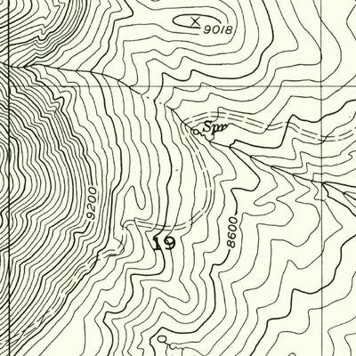 United States Geological Survey Abajo Peak, UT (1958, 24000-Scale) digital map