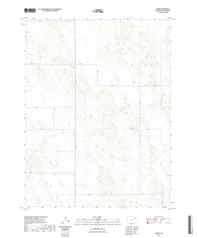 United States Geological Survey Abarr, CO (2022, 24000-Scale) digital map