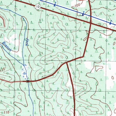United States Geological Survey Abbeville, AL (1997, 50000-Scale) digital map