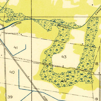 United States Geological Survey Abbeville East, LA (1932, 31680-Scale) digital map