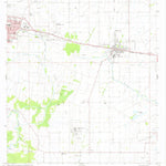 United States Geological Survey Abbeville East, LA (1975, 24000-Scale) digital map
