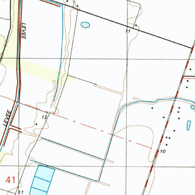 United States Geological Survey Abbeville East, LA (1994, 24000-Scale) digital map