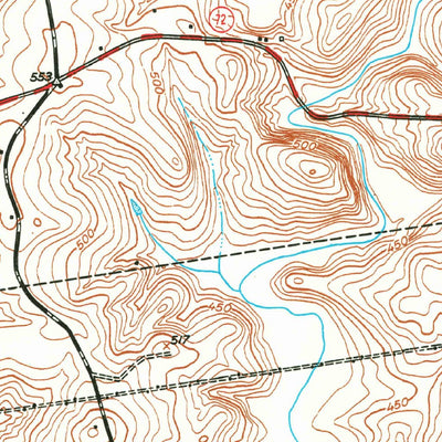 United States Geological Survey Abbeville East, SC (1948, 24000-Scale) digital map