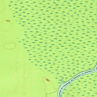 United States Geological Survey Abbeville North, GA (1972, 24000-Scale) digital map