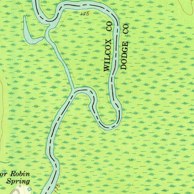 United States Geological Survey Abbeville North, GA (1972, 24000-Scale) digital map