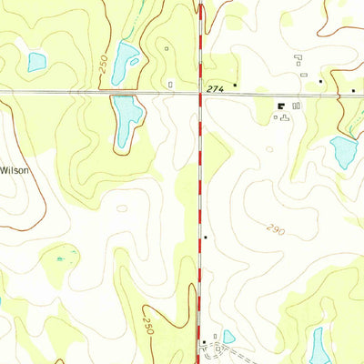 United States Geological Survey Abbeville South, GA (1974, 24000-Scale) digital map